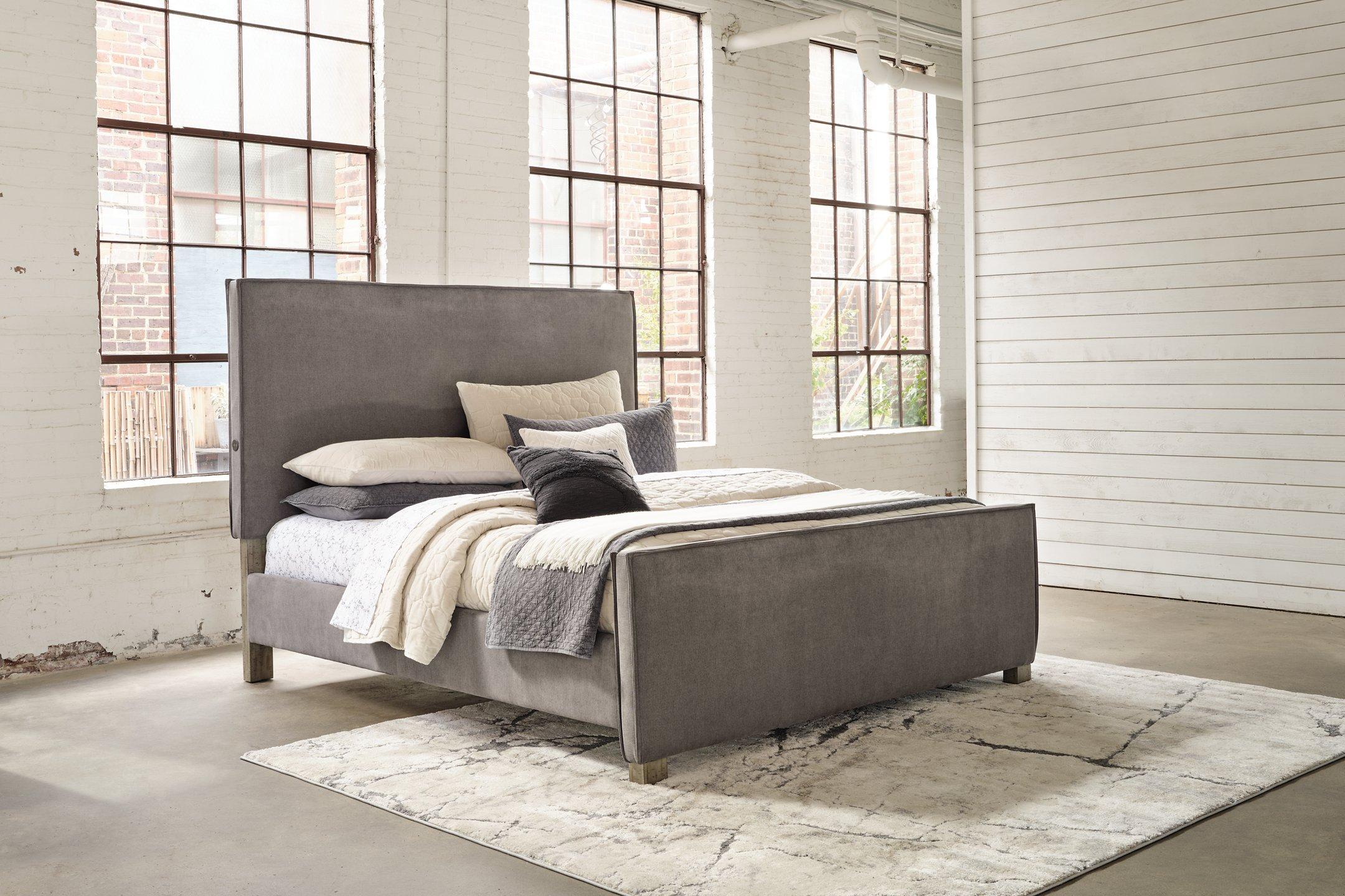 Krystanza Upholstered Bed - Luxury Home Furniture (MI)