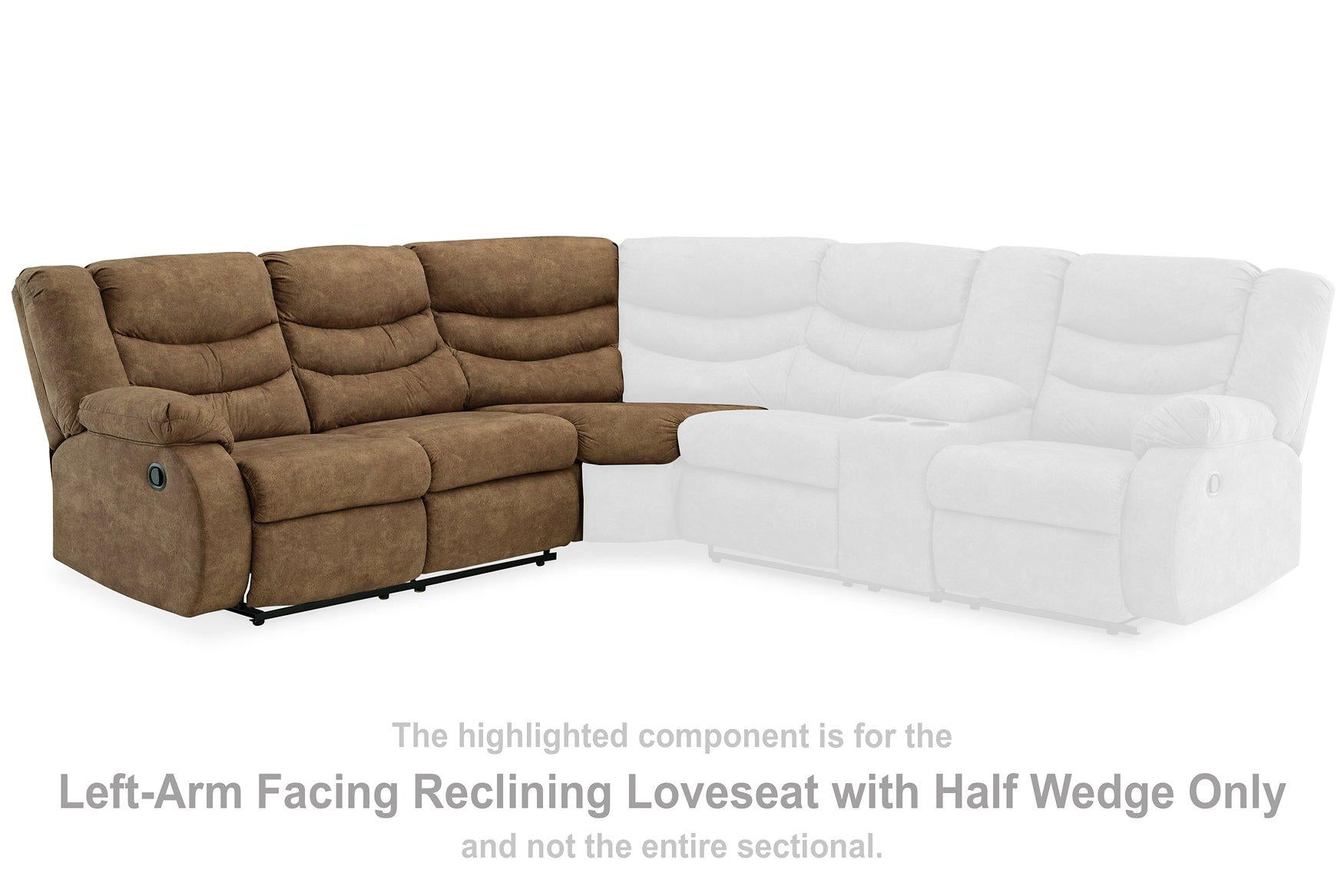 Partymate 2-Piece Reclining Sectional - Luxury Home Furniture (MI)