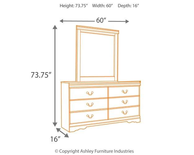 Huey Vineyard Dresser and Mirror - Luxury Home Furniture (MI)