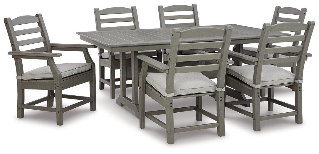 Visola Outdoor Dining Table with 6 Chairs - Luxury Home Furniture (MI)