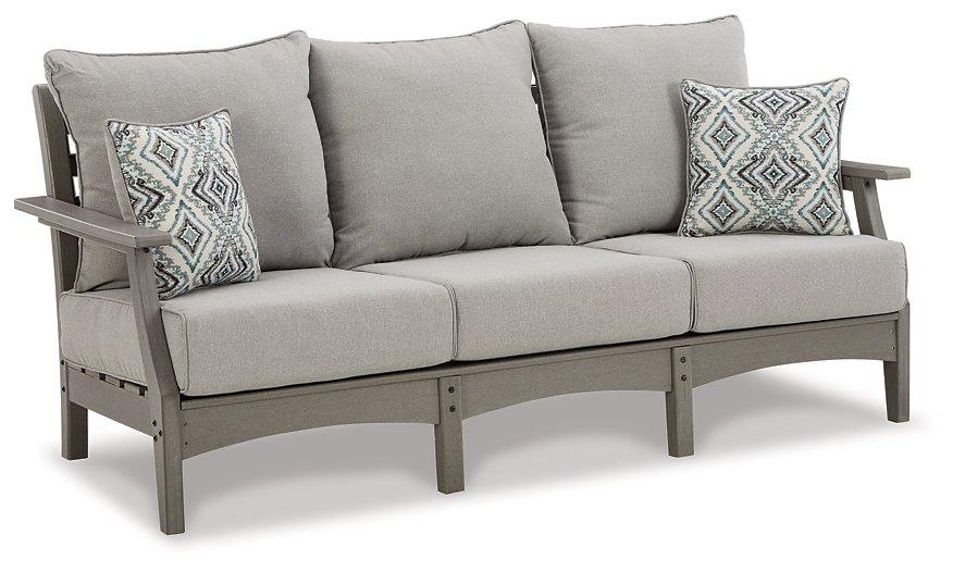 Visola Outdoor Sofa and Loveseat with Coffee Table - Luxury Home Furniture (MI)