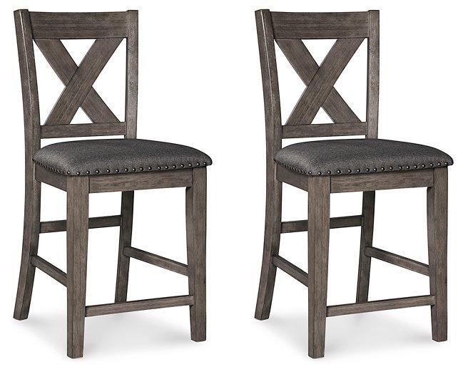 Caitbrook Counter Height Upholstered Bar Stool - Luxury Home Furniture (MI)