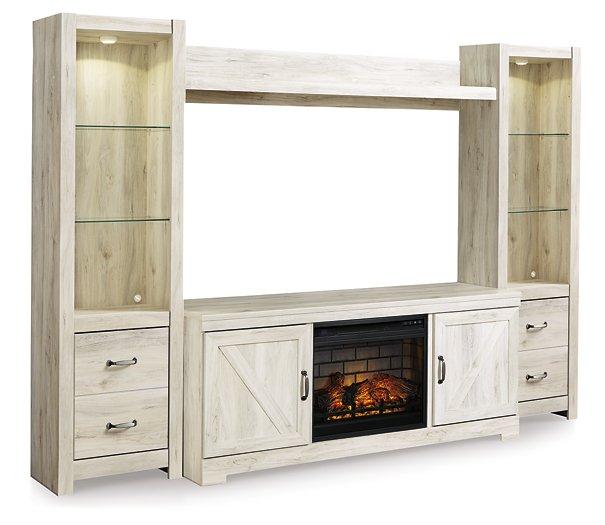 Bellaby 4-Piece Entertainment Center with Electric Fireplace - Luxury Home Furniture (MI)
