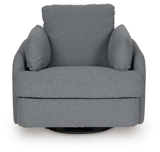 Alainmont Next-Gen Nuvella Swivel Power Recliner - Luxury Home Furniture (MI)