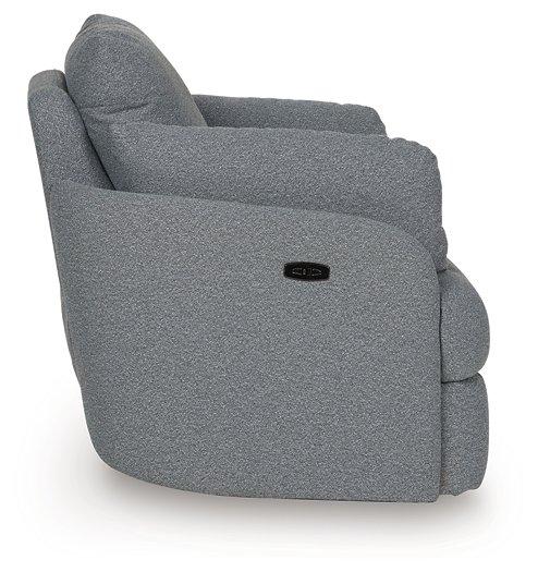 Alainmont Next-Gen Nuvella Swivel Power Recliner - Luxury Home Furniture (MI)