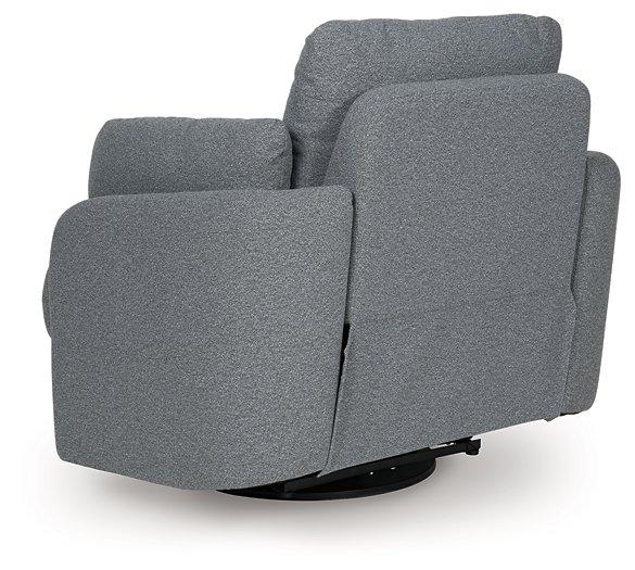 Alainmont Next-Gen Nuvella Swivel Power Recliner - Luxury Home Furniture (MI)