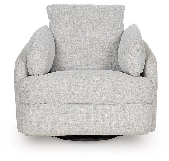 Alainmont Next-Gen Nuvella Swivel Power Recliner - Luxury Home Furniture (MI)