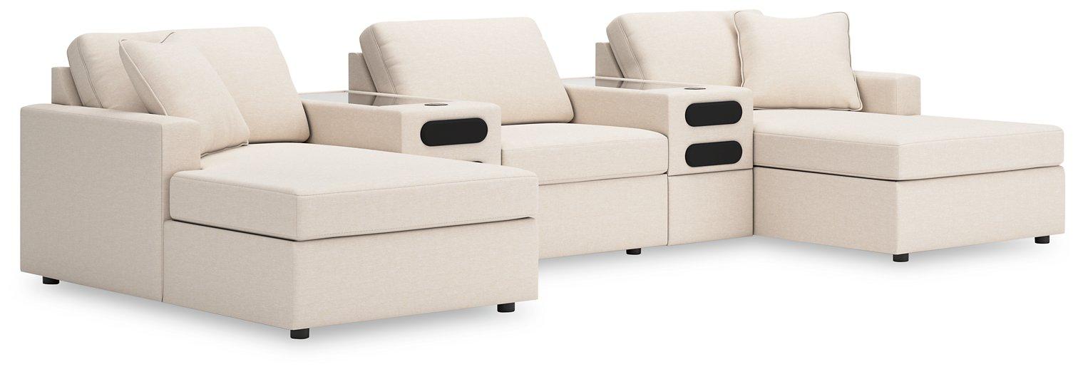 Modmax Double Chaise with Audio Consoles - Luxury Home Furniture (MI)