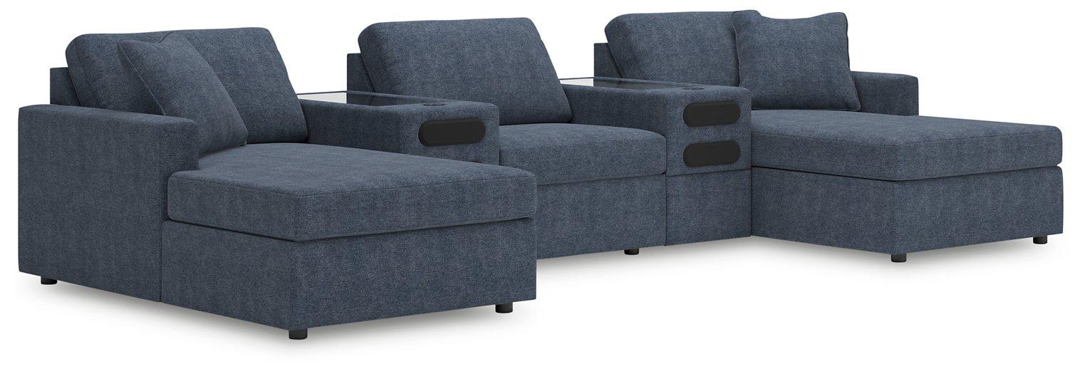 Modmax Double Chaise with Audio Consoles - Luxury Home Furniture (MI)