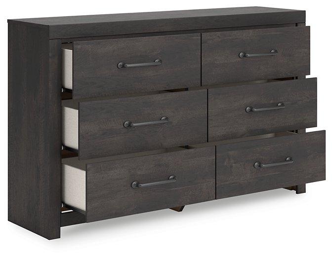 Hollivern Dresser and Mirror - Luxury Home Furniture (MI)