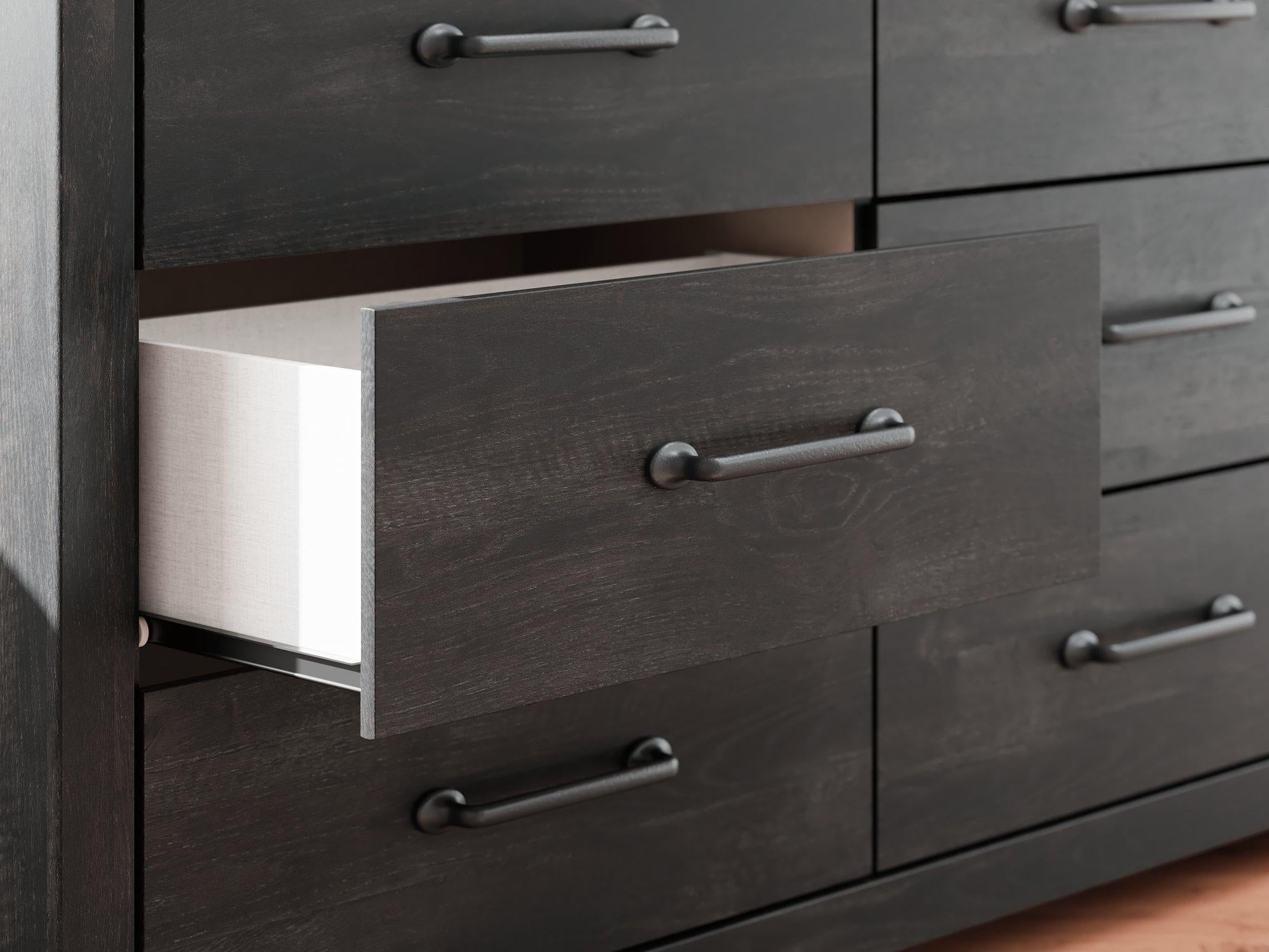 Hollivern Dresser and Mirror - Luxury Home Furniture (MI)