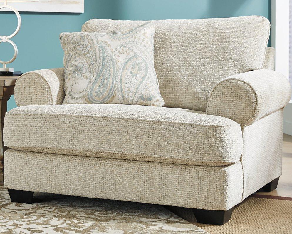 Monaghan Oversized Chair and Ottoman - Luxury Home Furniture (MI)