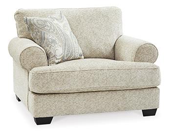 Monaghan Oversized Chair and Ottoman - Luxury Home Furniture (MI)