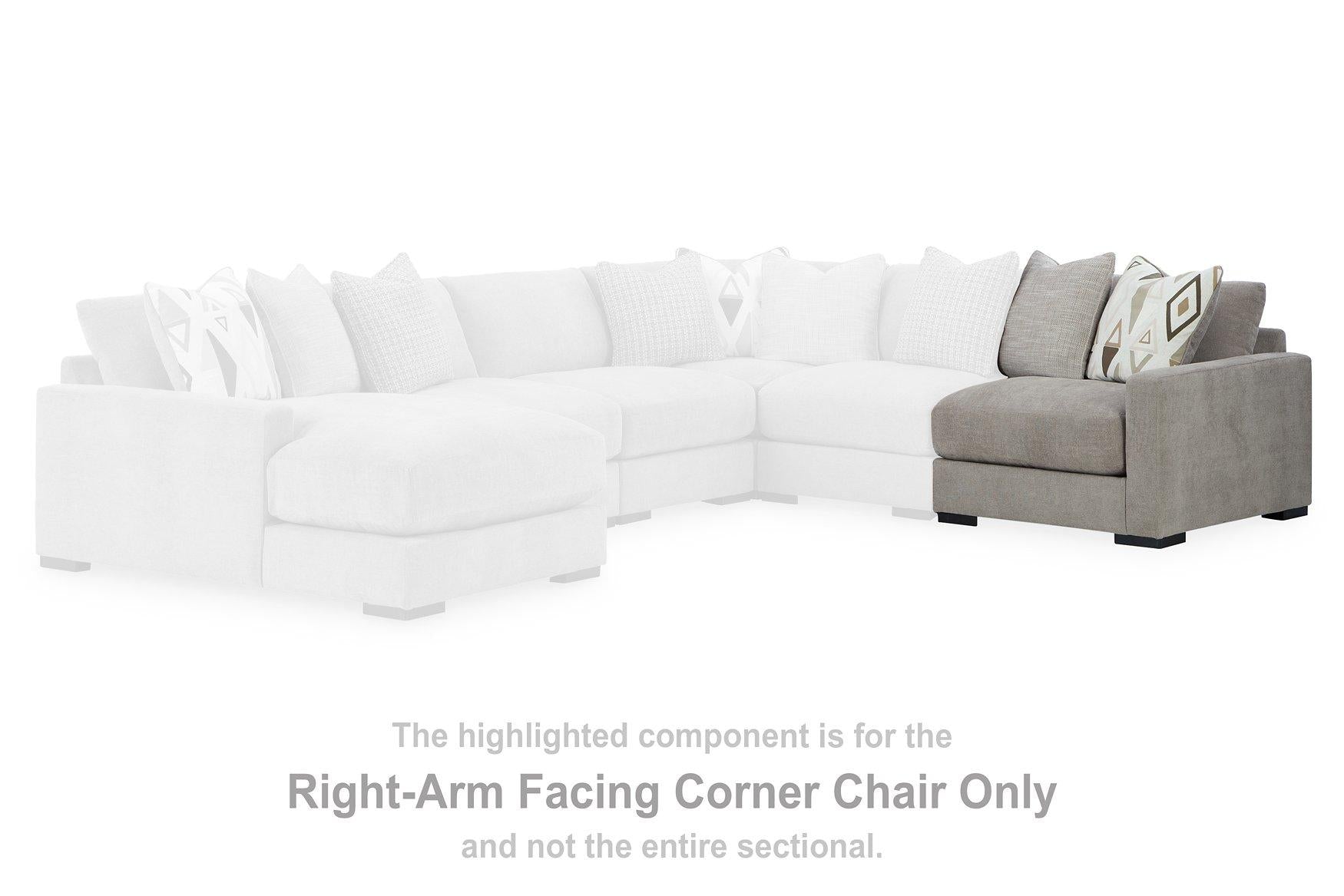 Aslan Court Sofa Sectional with Chaise - Luxury Home Furniture (MI)