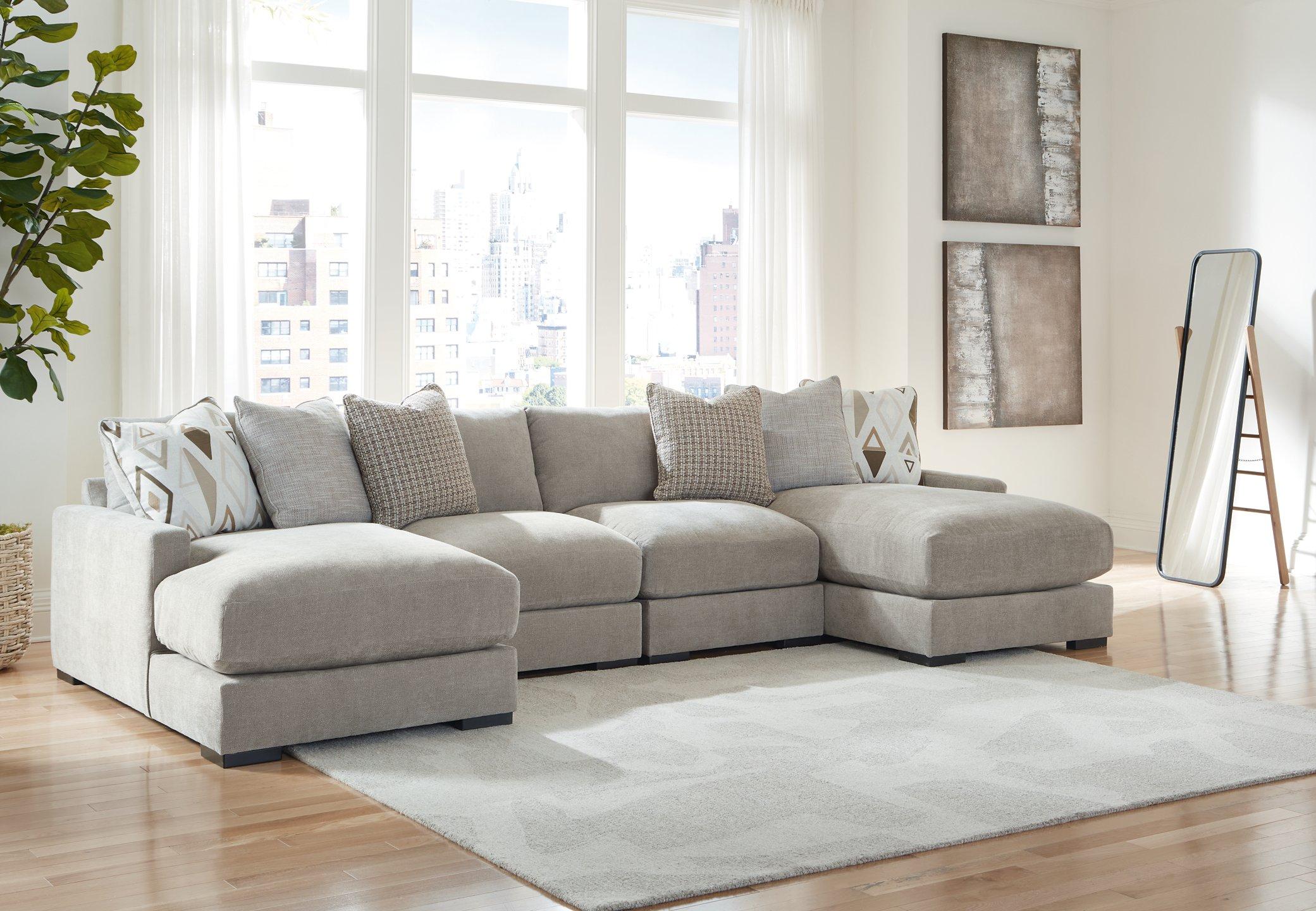 Aslan Court Sofa Pit Sectional - Luxury Home Furniture (MI)