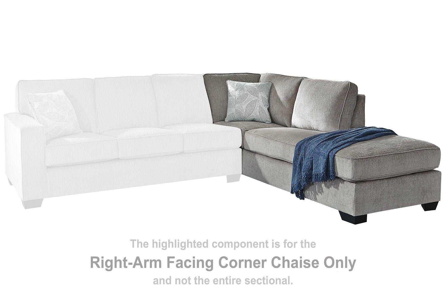 Altari 2-Piece Sleeper Sectional with Chaise - Luxury Home Furniture (MI)