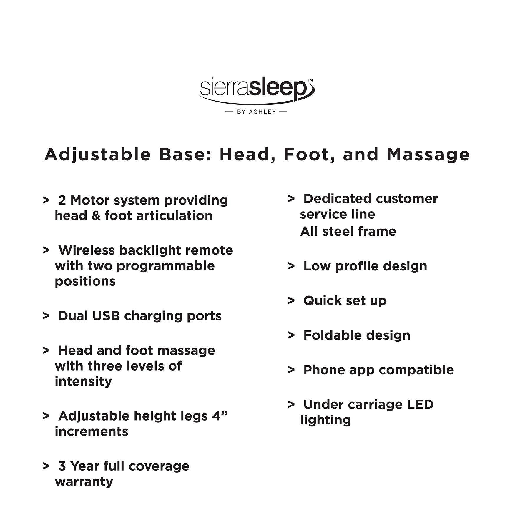 Head-Foot Model Better Extra Long Adjustable Base (2 Required) - Luxury Home Furniture (MI)