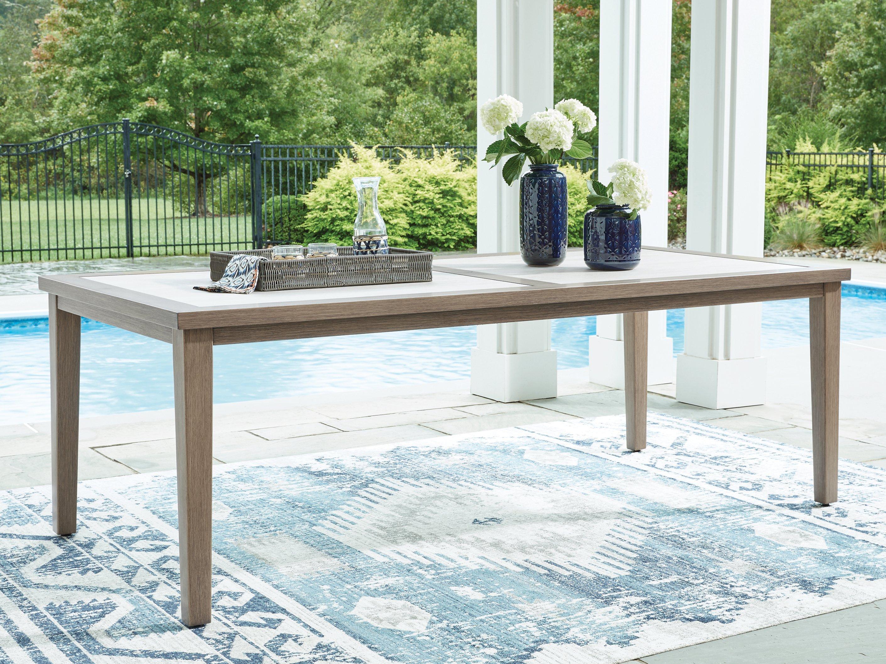 Rainier Ranch Outdoor Dining Package - Luxury Home Furniture (MI)