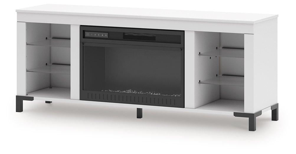 Brollevi 60" TV Stand with Electric Fireplace - Luxury Home Furniture (MI)