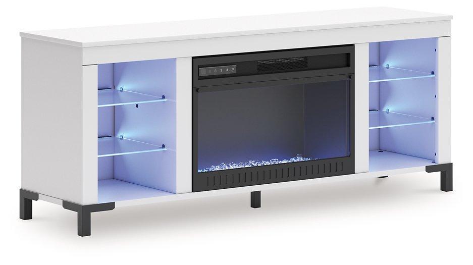 Brollevi 60" TV Stand with Electric Fireplace - Luxury Home Furniture (MI)
