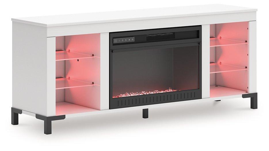 Brollevi 60" TV Stand with Electric Fireplace - Luxury Home Furniture (MI)