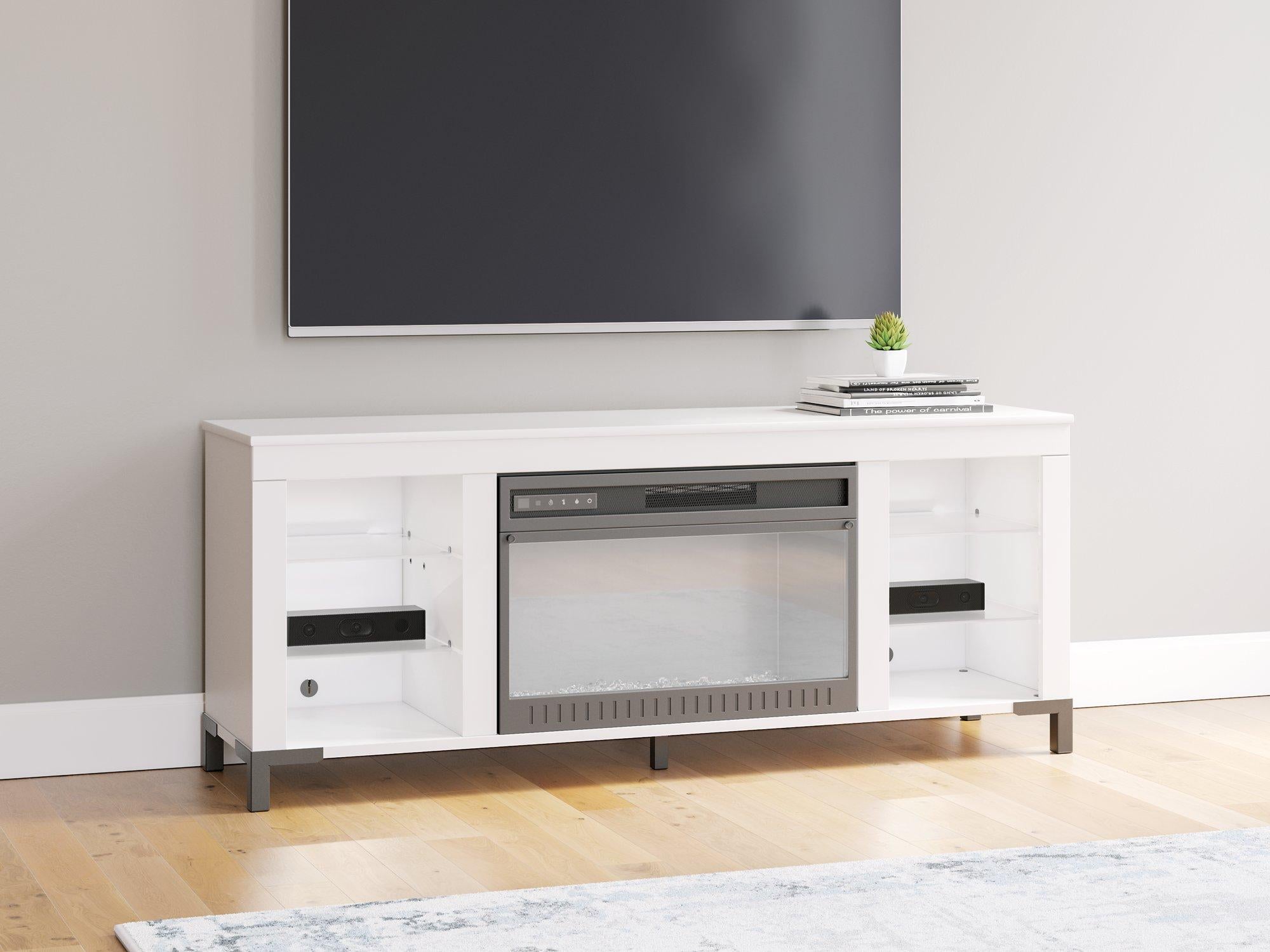 Brollevi 60" TV Stand with Electric Fireplace - Luxury Home Furniture (MI)