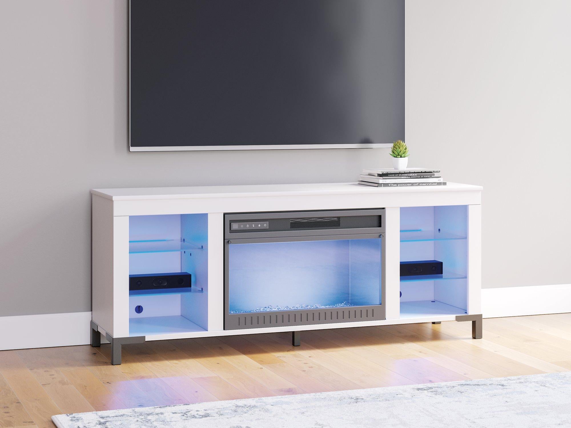 Brollevi 60" TV Stand with Electric Fireplace - Luxury Home Furniture (MI)