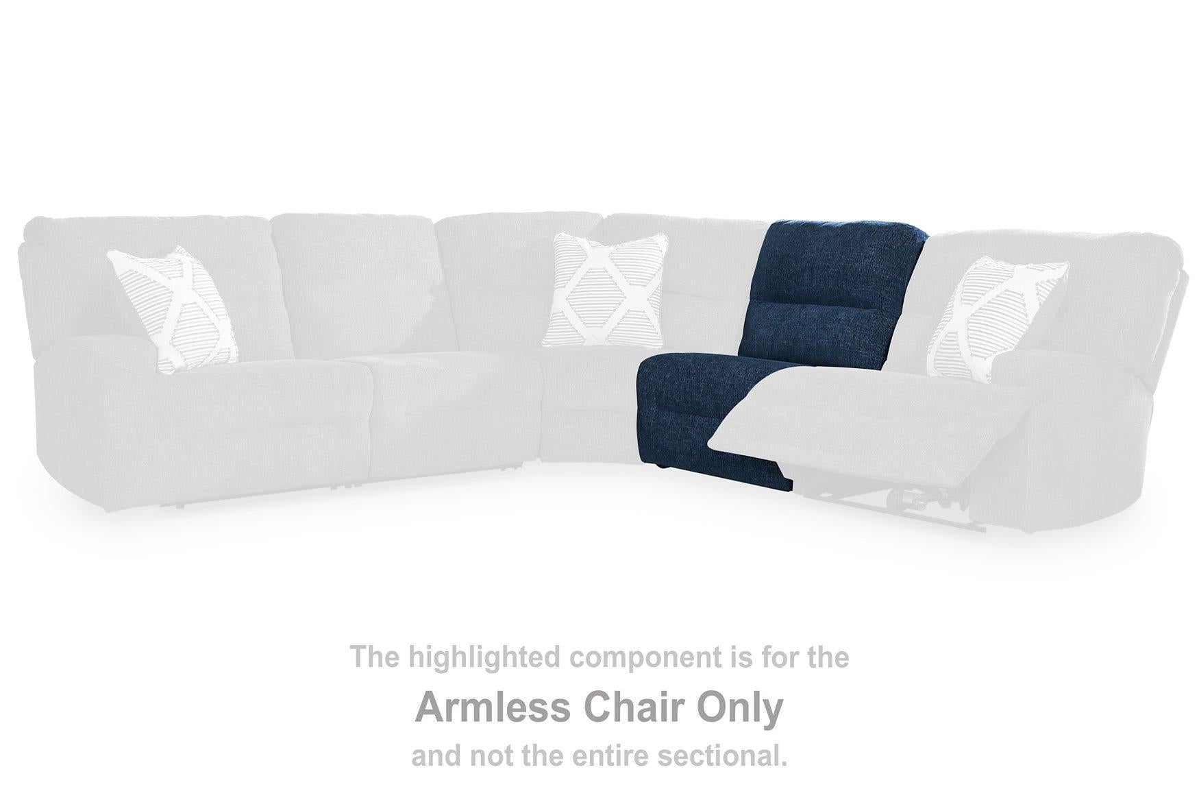 Acklen Place Power Reclining Sectional with Chaise - Luxury Home Furniture (MI)
