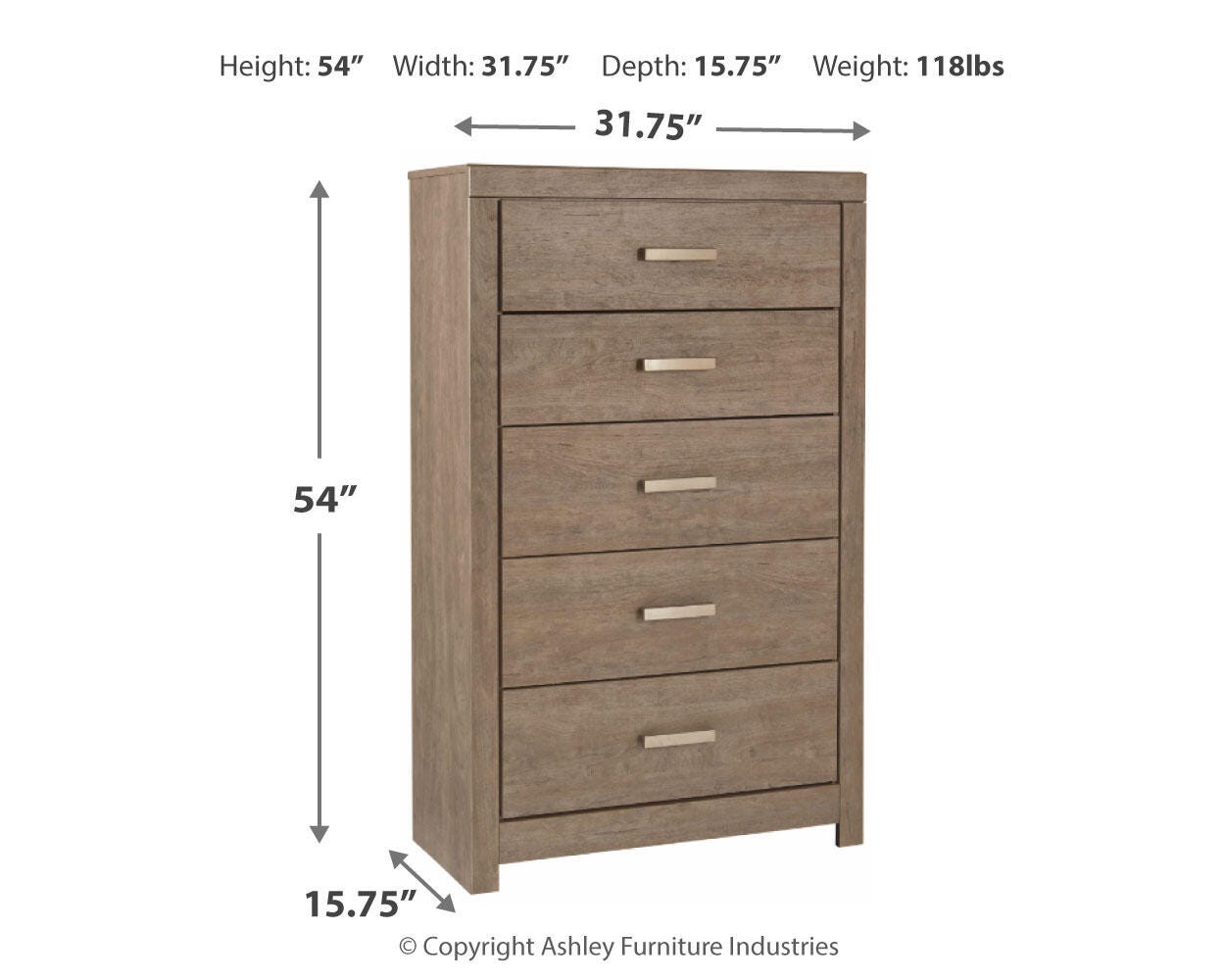 Culverbach Chest of Drawers - Luxury Home Furniture (MI)