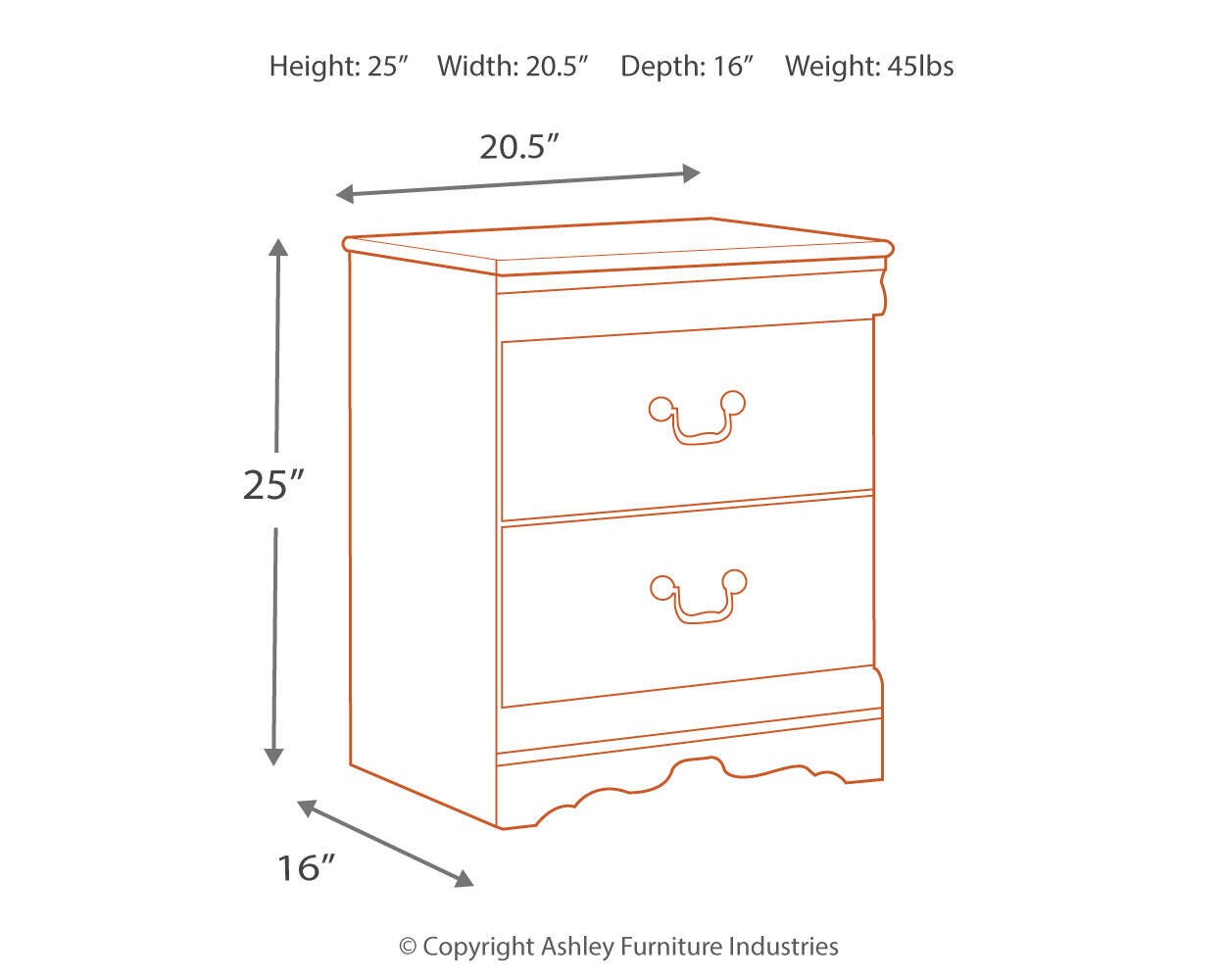Anarasia Nightstand - Luxury Home Furniture (MI)