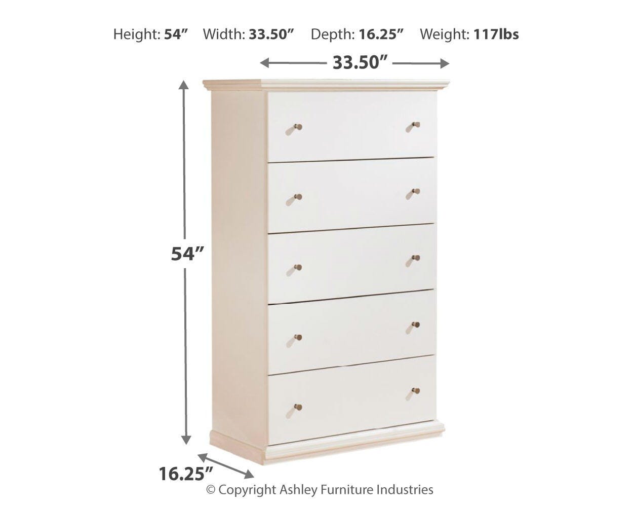 Bostwick Shoals Youth Chest of Drawers - Luxury Home Furniture (MI)