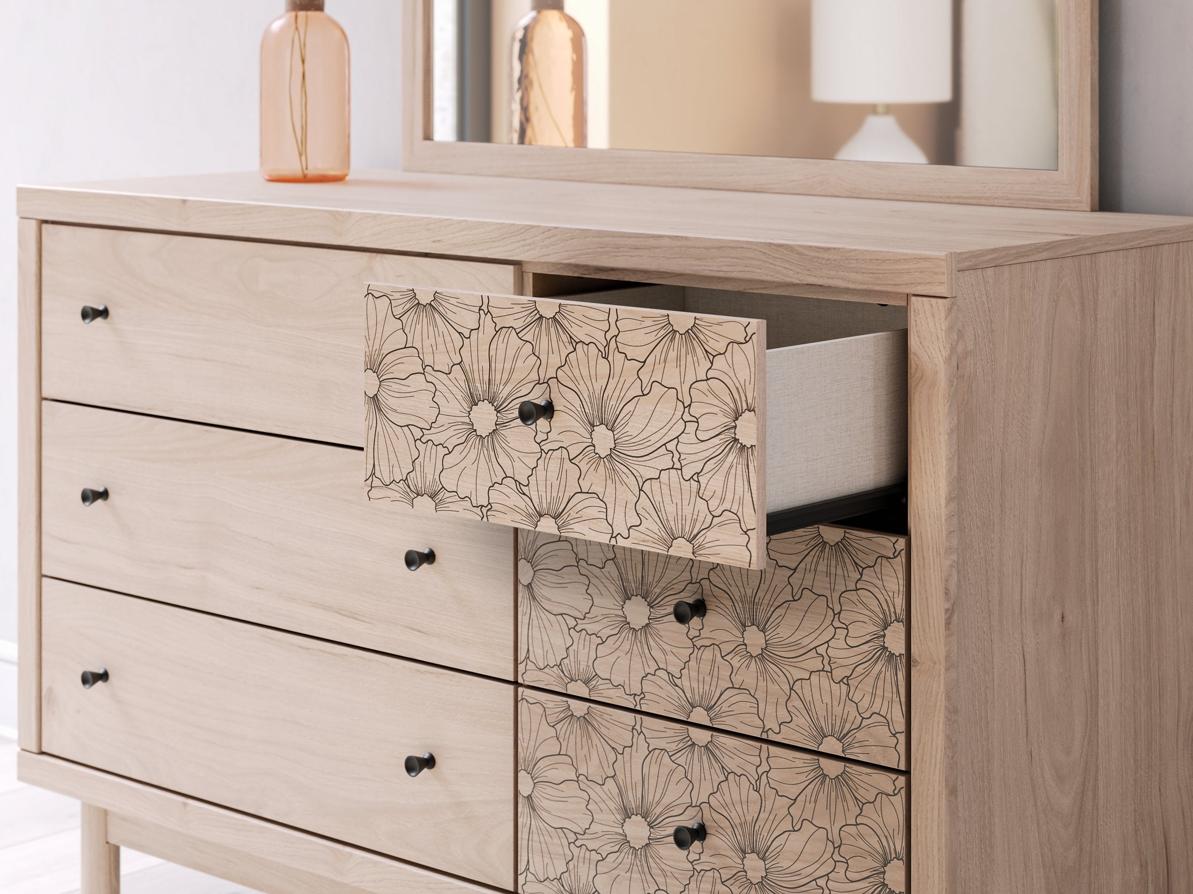 Arloster Dresser and Mirror - Luxury Home Furniture (MI)