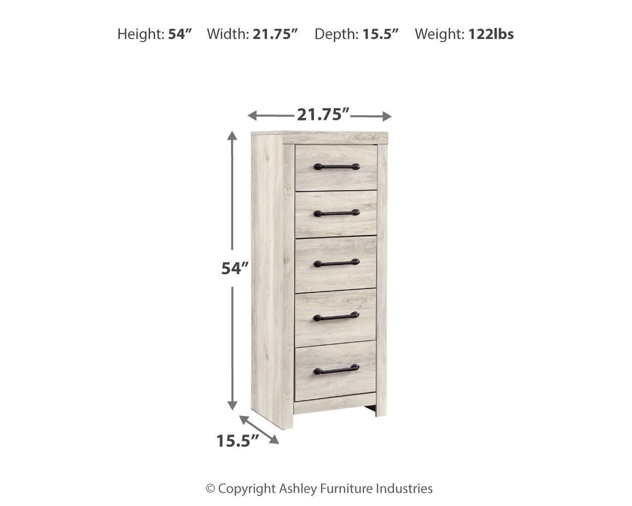 Cambeck Narrow Chest of Drawers - Luxury Home Furniture (MI)