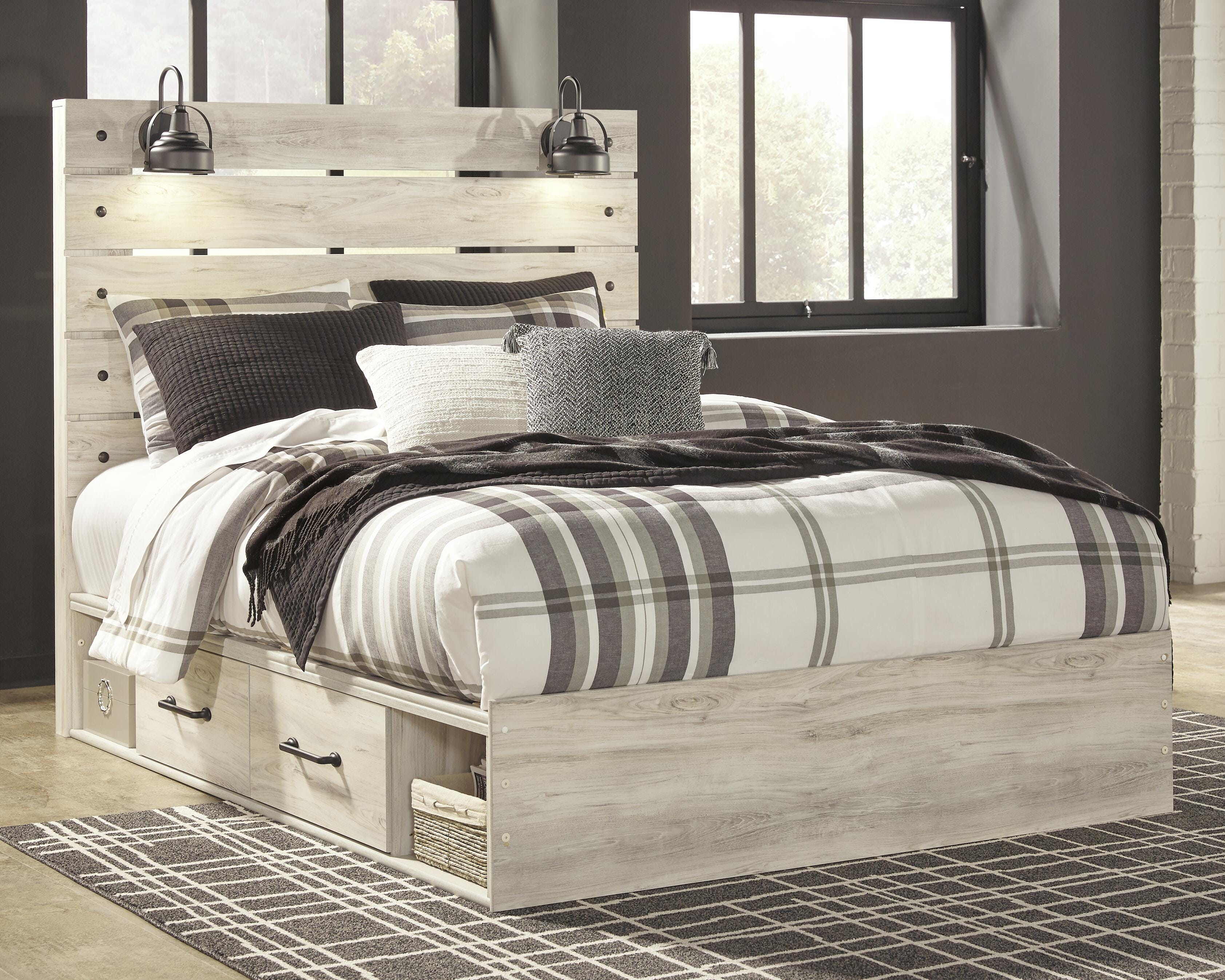 Cambeck Bed with 2 Storage Drawers - Luxury Home Furniture (MI)