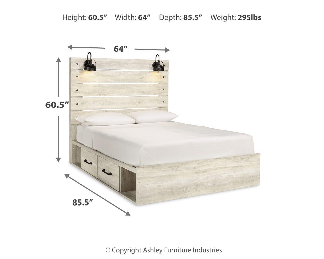 Cambeck Bed with 4 Storage Drawers - Luxury Home Furniture (MI)