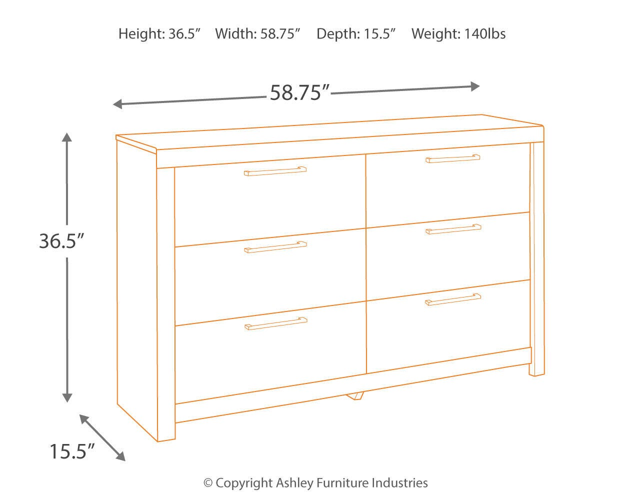 Derekson Dresser - Luxury Home Furniture (MI)
