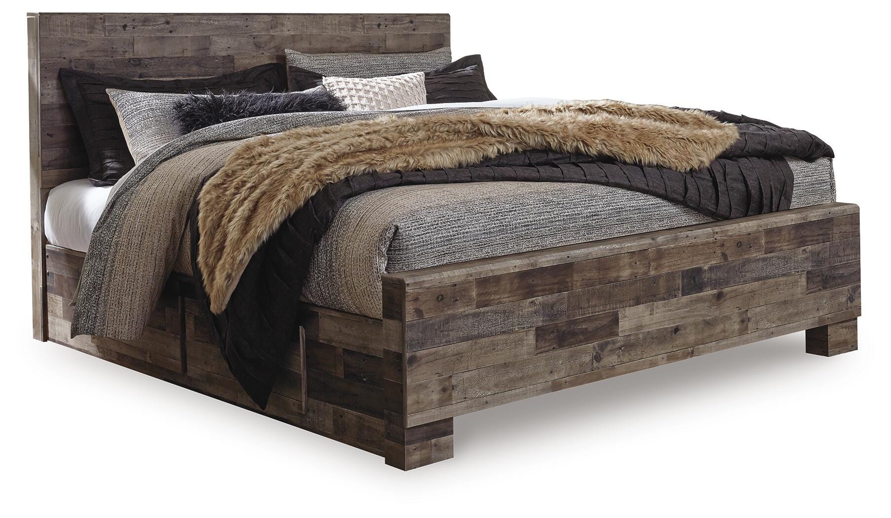 Derekson Bed with 2 Side Storage - Luxury Home Furniture (MI)