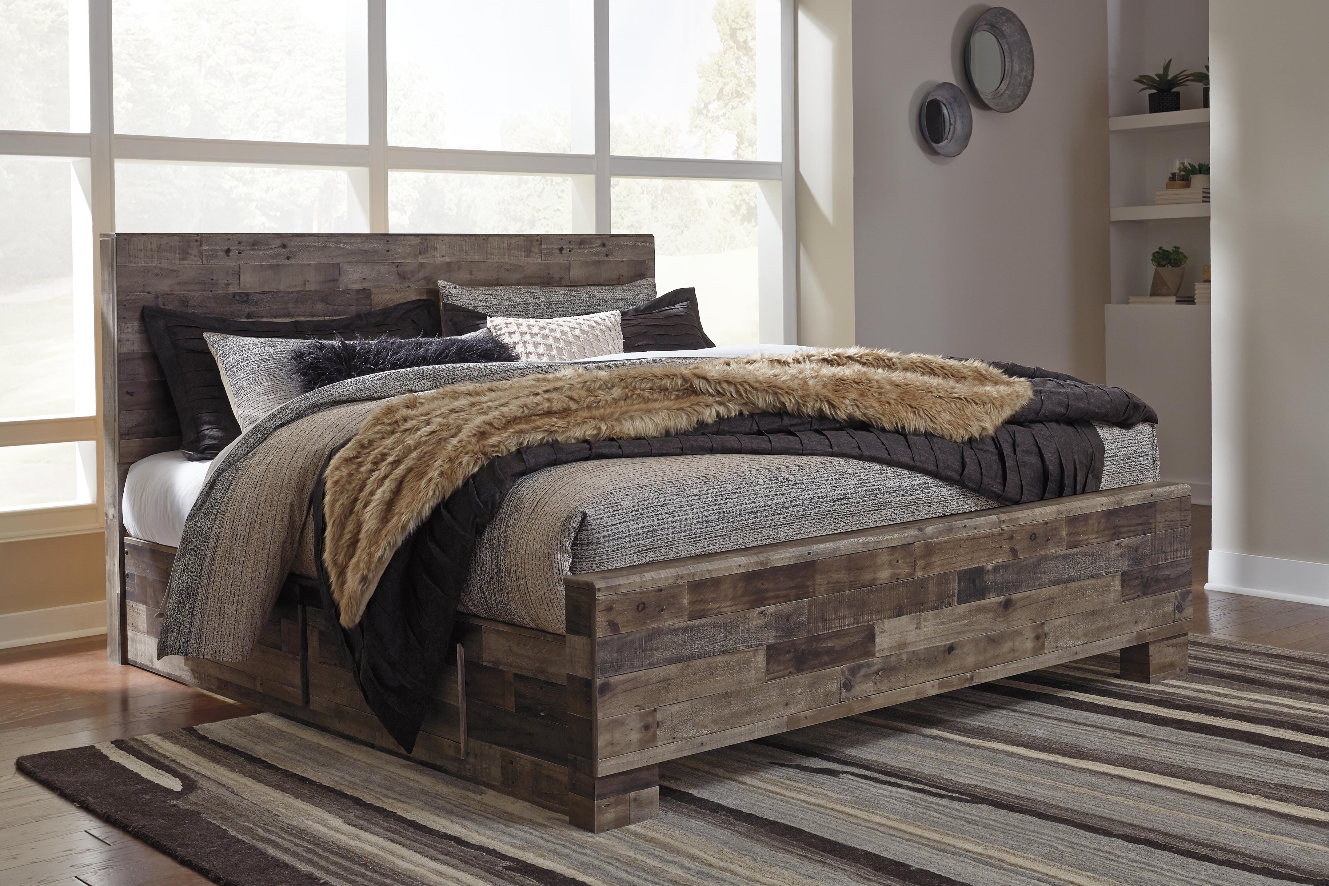 Derekson Bed with 2 Side Storage - Luxury Home Furniture (MI)