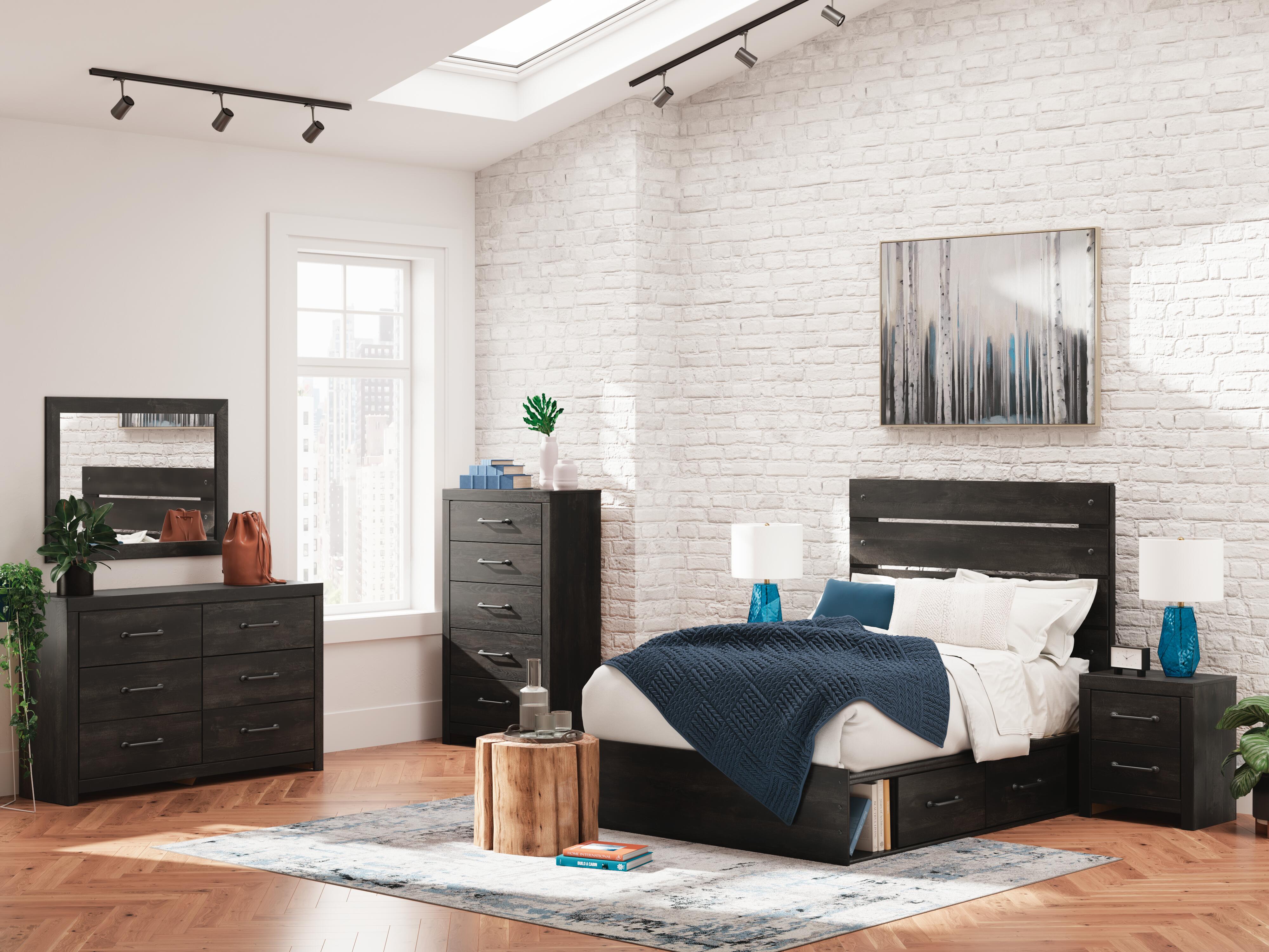 Hollivern Dresser and Mirror - Luxury Home Furniture (MI)