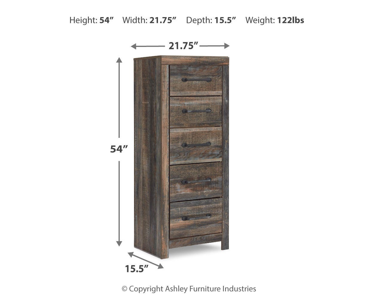 Drystan Narrow Chest - Luxury Home Furniture (MI)