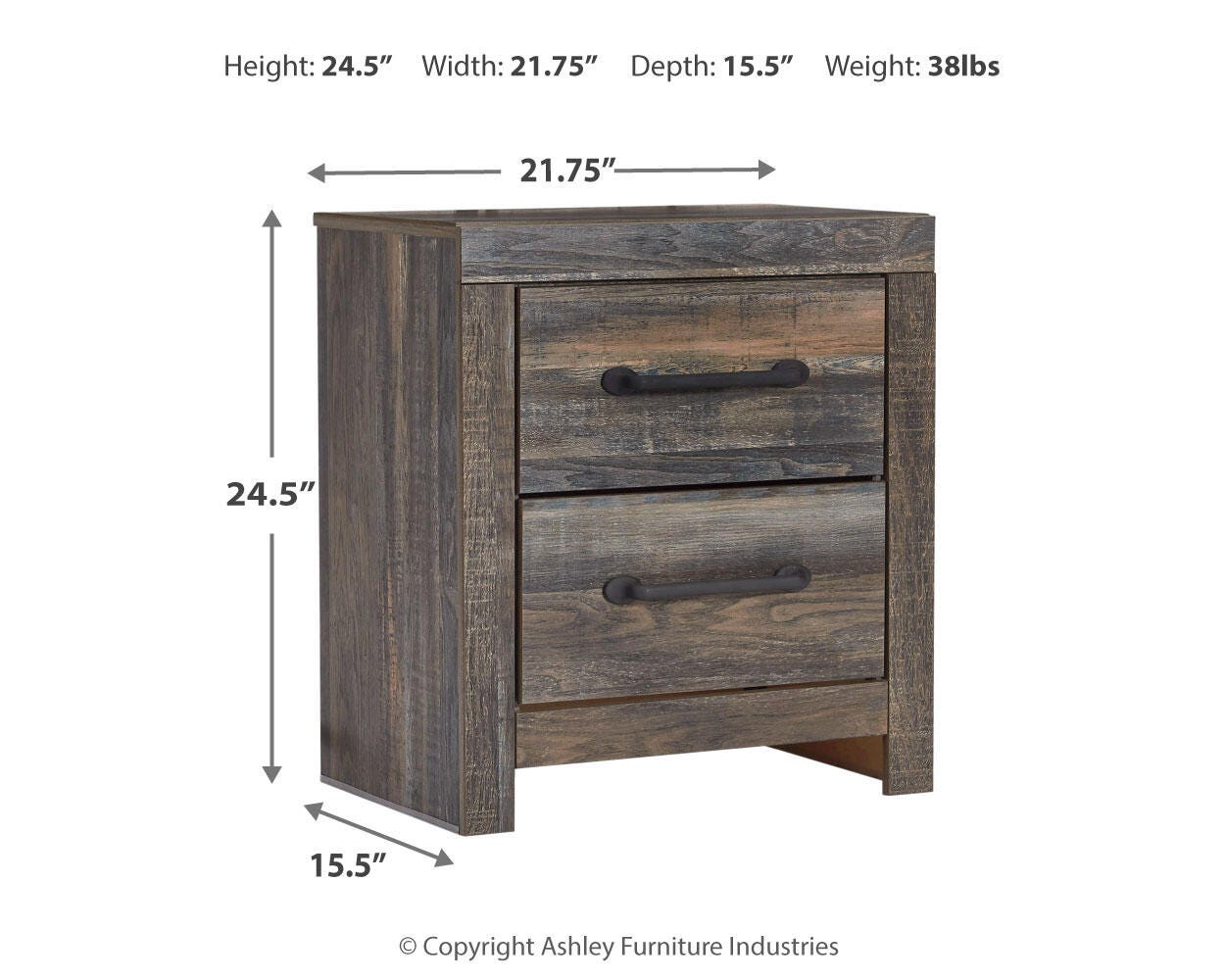 Drystan Nightstand - Luxury Home Furniture (MI)