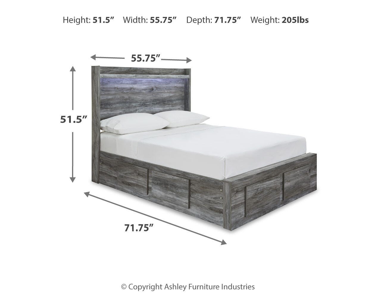 Baystorm Storage Bed - Luxury Home Furniture (MI)