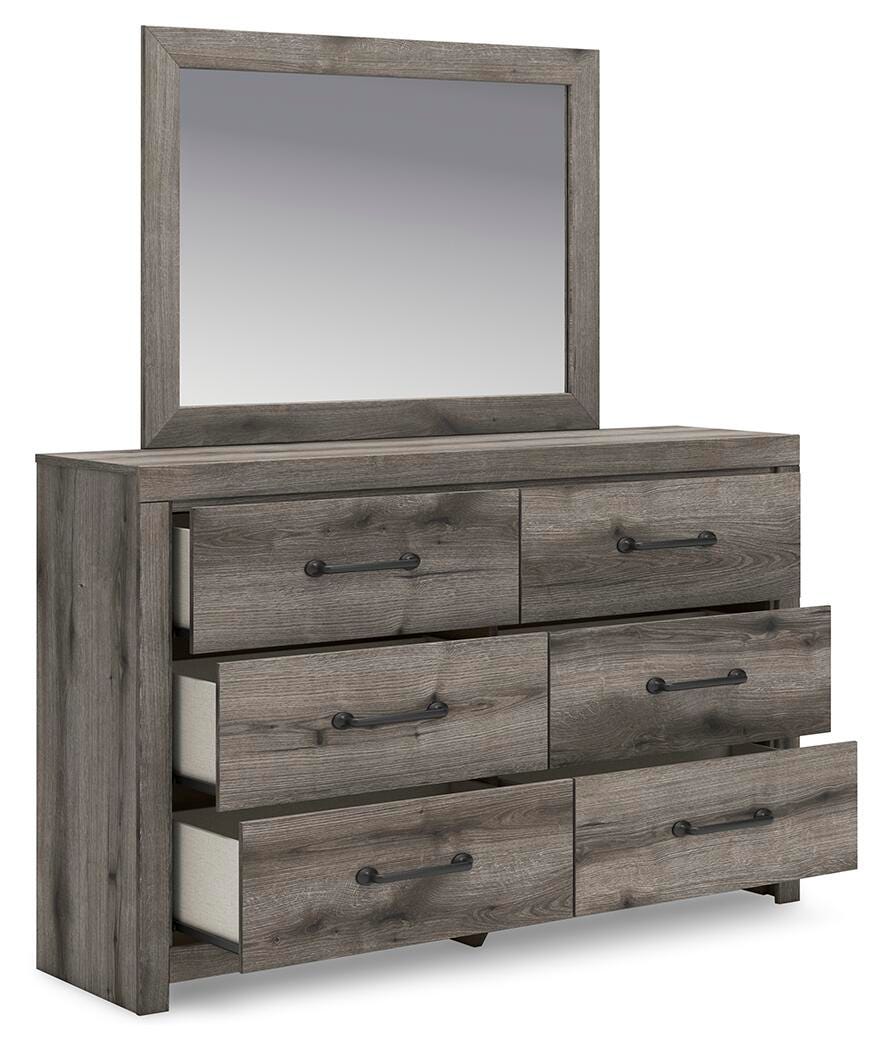 Graystorm Dresser and Mirror - Luxury Home Furniture (MI)