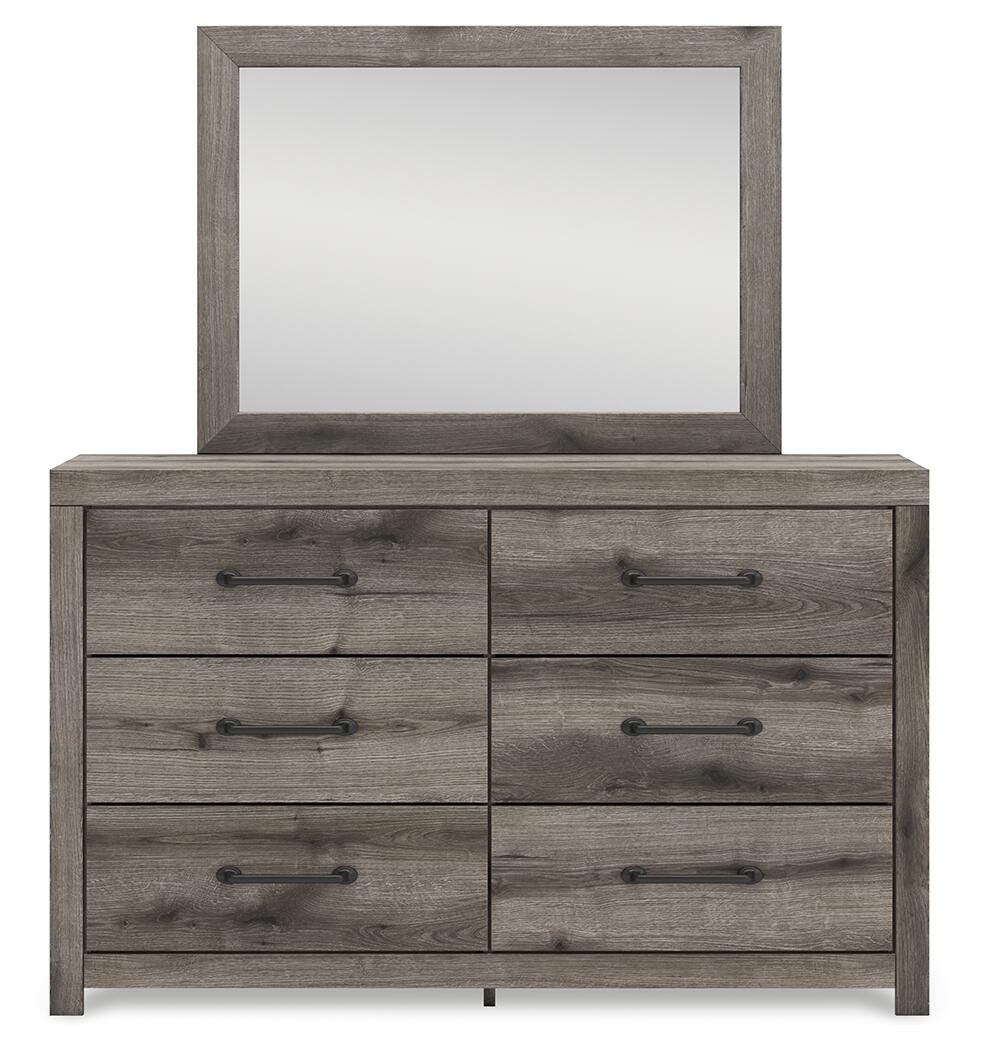 Graystorm Dresser and Mirror - Luxury Home Furniture (MI)