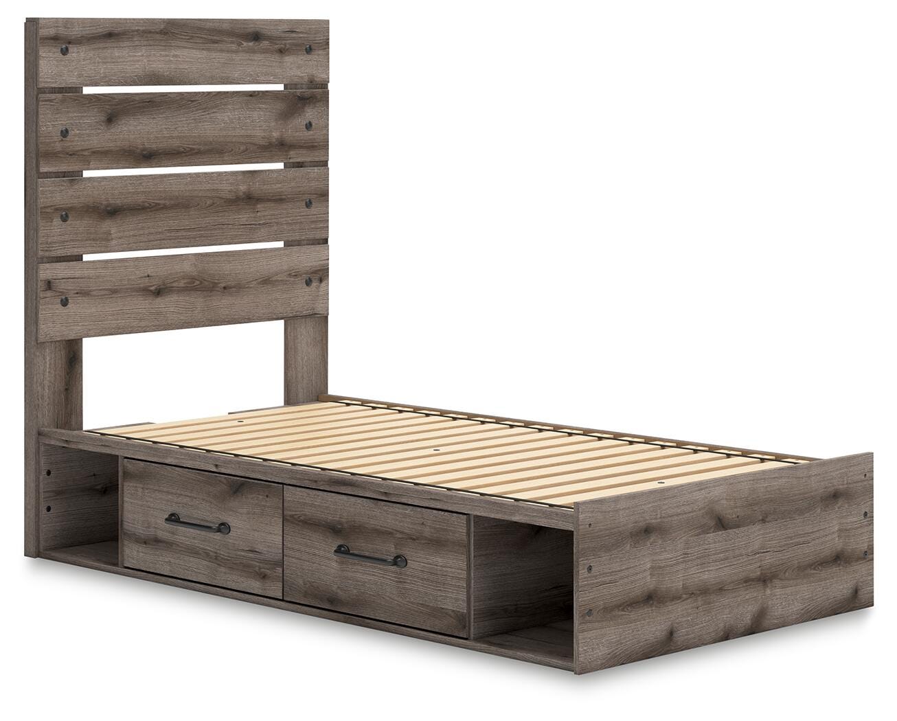 Graystorm Bed with Storage - Luxury Home Furniture (MI)