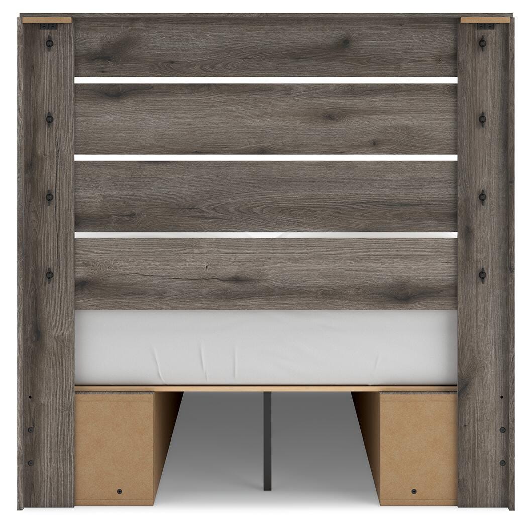 Graystorm Bed with Storage - Luxury Home Furniture (MI)