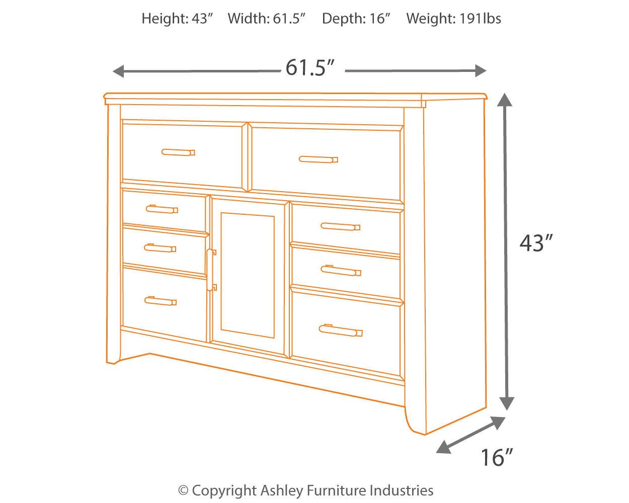 Juararo Dresser - Luxury Home Furniture (MI)