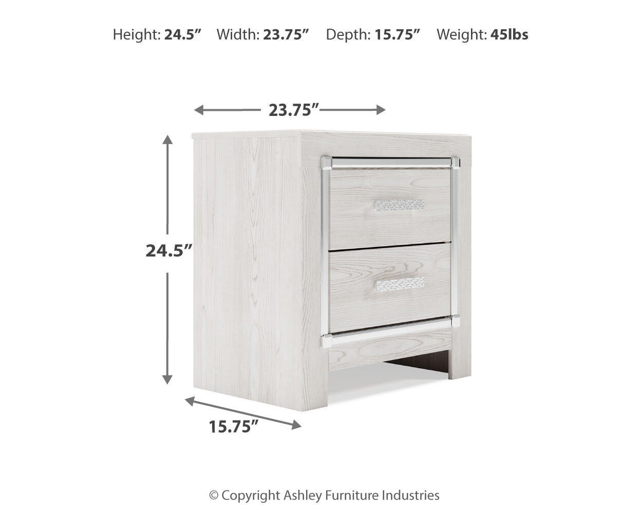 Altyra Nightstand - Luxury Home Furniture (MI)