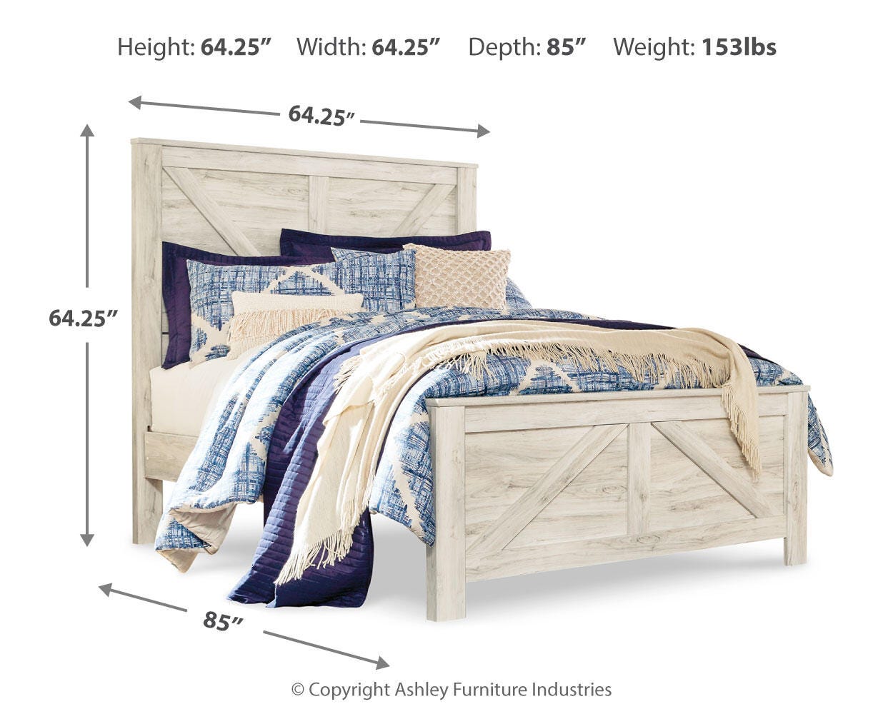 Bellaby Crossbuck Bed - Luxury Home Furniture (MI)