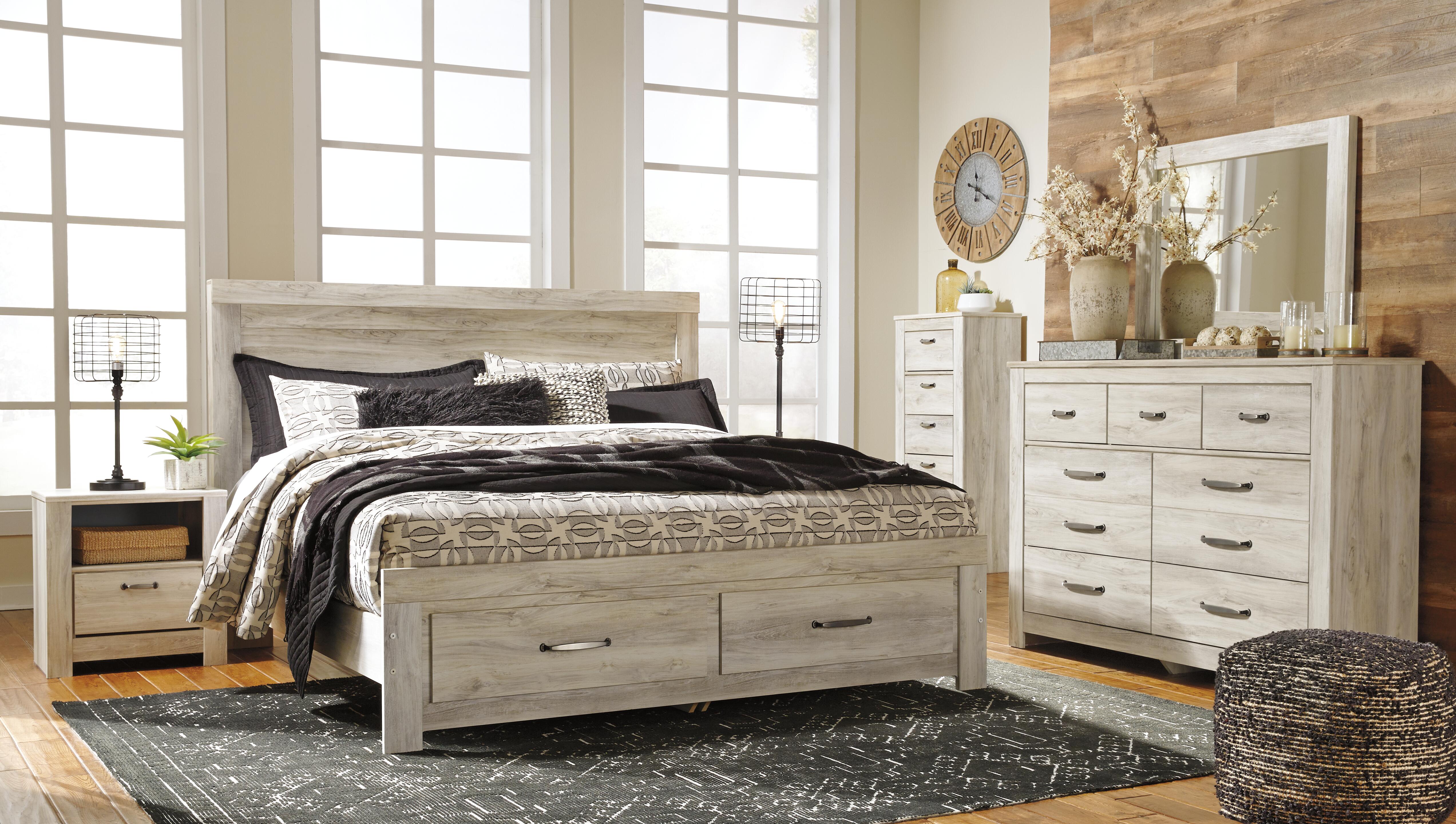 Bellaby Bed with 2 Storage Drawers - Luxury Home Furniture (MI)